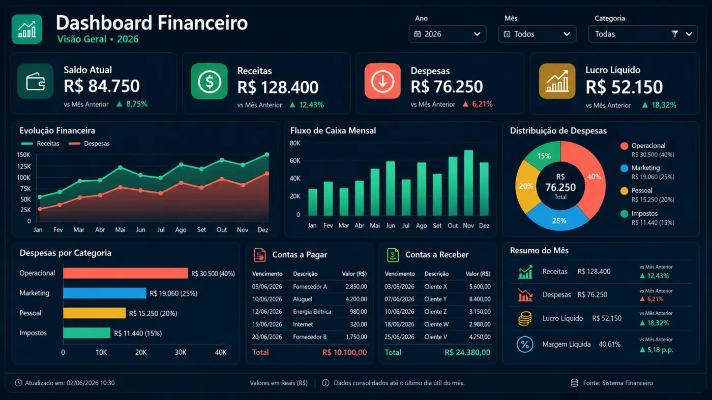 Dashboard Financeiro